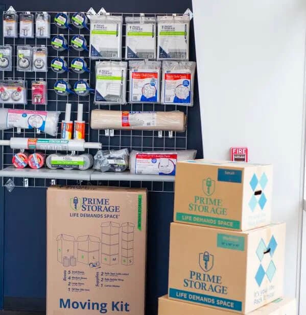 Prime Storage moving boxes and packing supplies