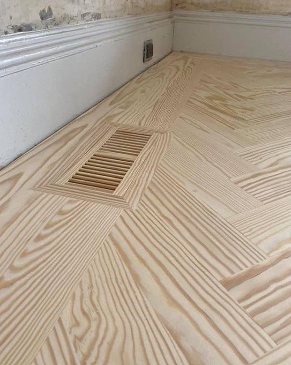 Hardwood floor renovation