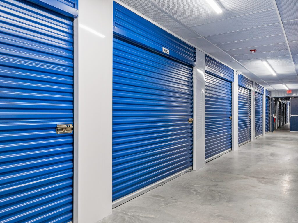 Indoor climate controlled storage units