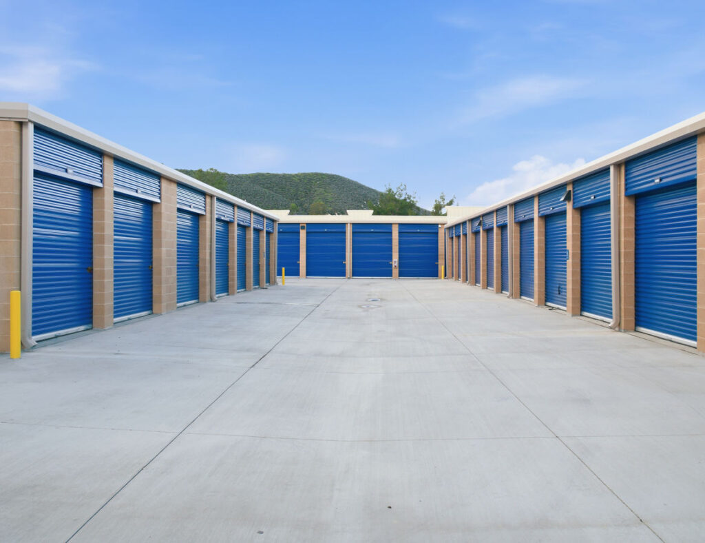 Drive up storage units for easy loading