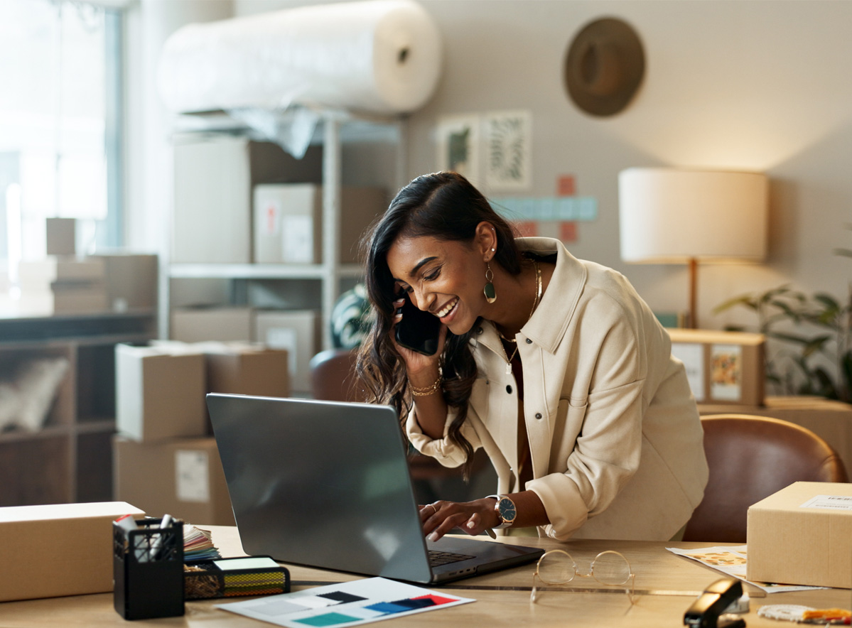 Retail inventory storage for e-commerce businesses