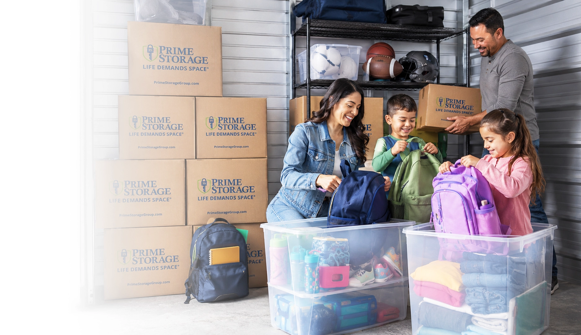Back to school storage at Prime Storage